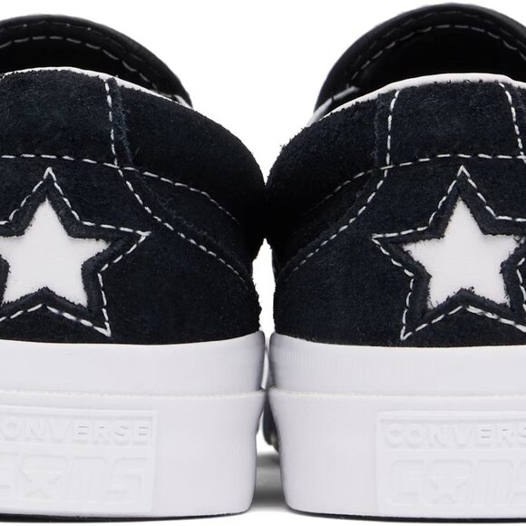 Converse Cons One Star CC Pro Suede Slip - Black/White [160545C] MENS SIZE 10 - Picture 9 of 13